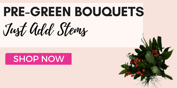 pre green bouquets