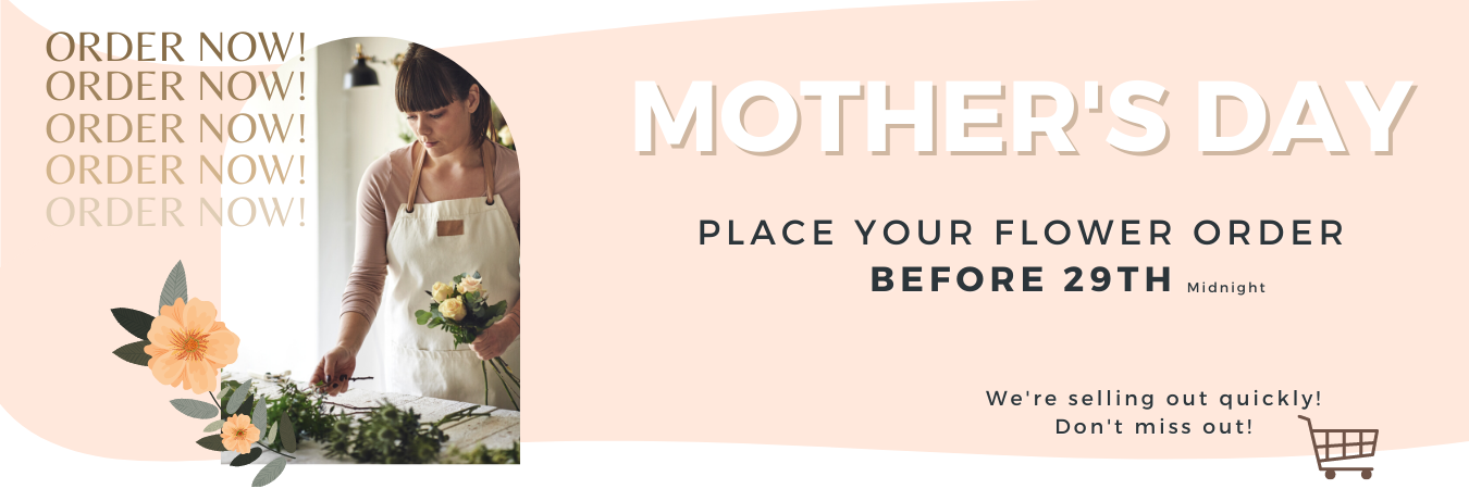 order your mother's day wholesale flowers in time! 